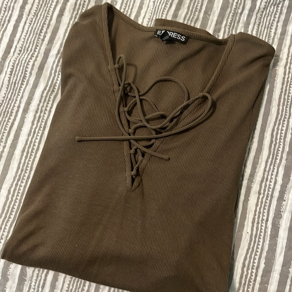 NWOT-Express Crisscross Tie Top - Picture 6 of 6